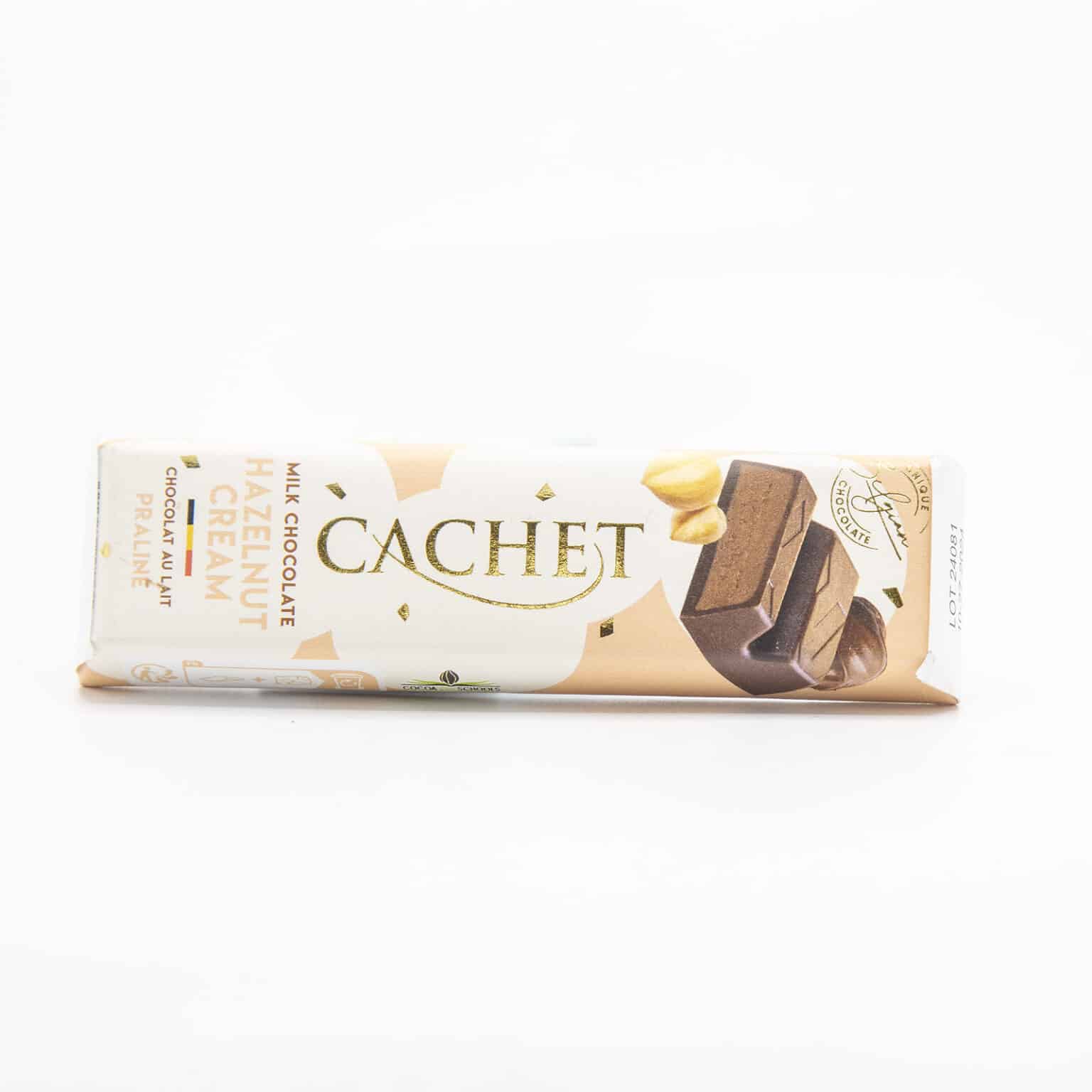 CACHET 1 65oz HAZELNUT CREAM MILK CHOCOLATE European Food Express