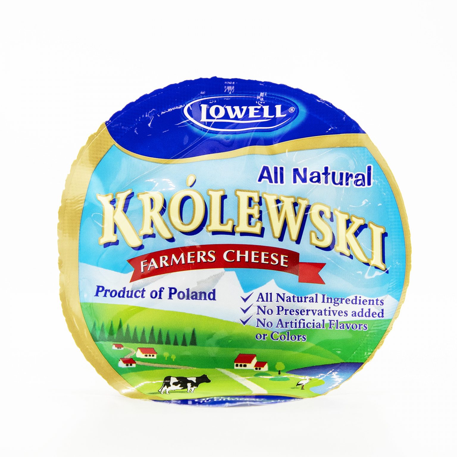 LOWELL 0.5lb KROLEWSKI FARMER CHEESE European Food Express