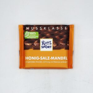 Rittersport 3.5oz Milk Chocolate with Honey Salted Almonds