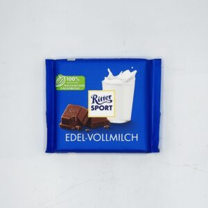 Rittersport 3.5oz Fine Milk Chocolate EDEL-VOLLMILCH
