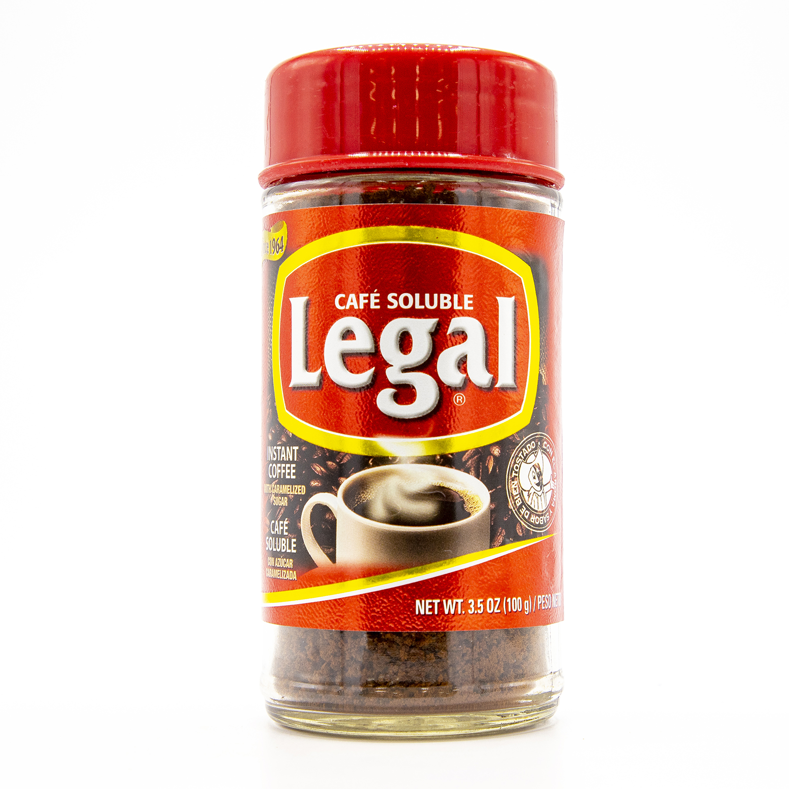 Legal Instant Coffee, with Caramelized Sugar - 6.3 oz