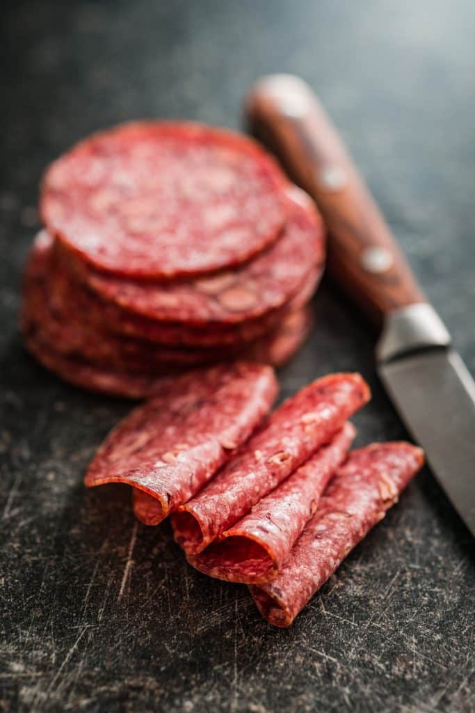 ALEF 4oz AUTHENTIC BEEF DRY SALAMI SLICED European Food Express