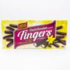 Sweet Delicacies Dark Chocolate Covered Biscuit Fingers with Vanilla Flavor