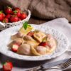 strawberry pierogi, polish pierogie