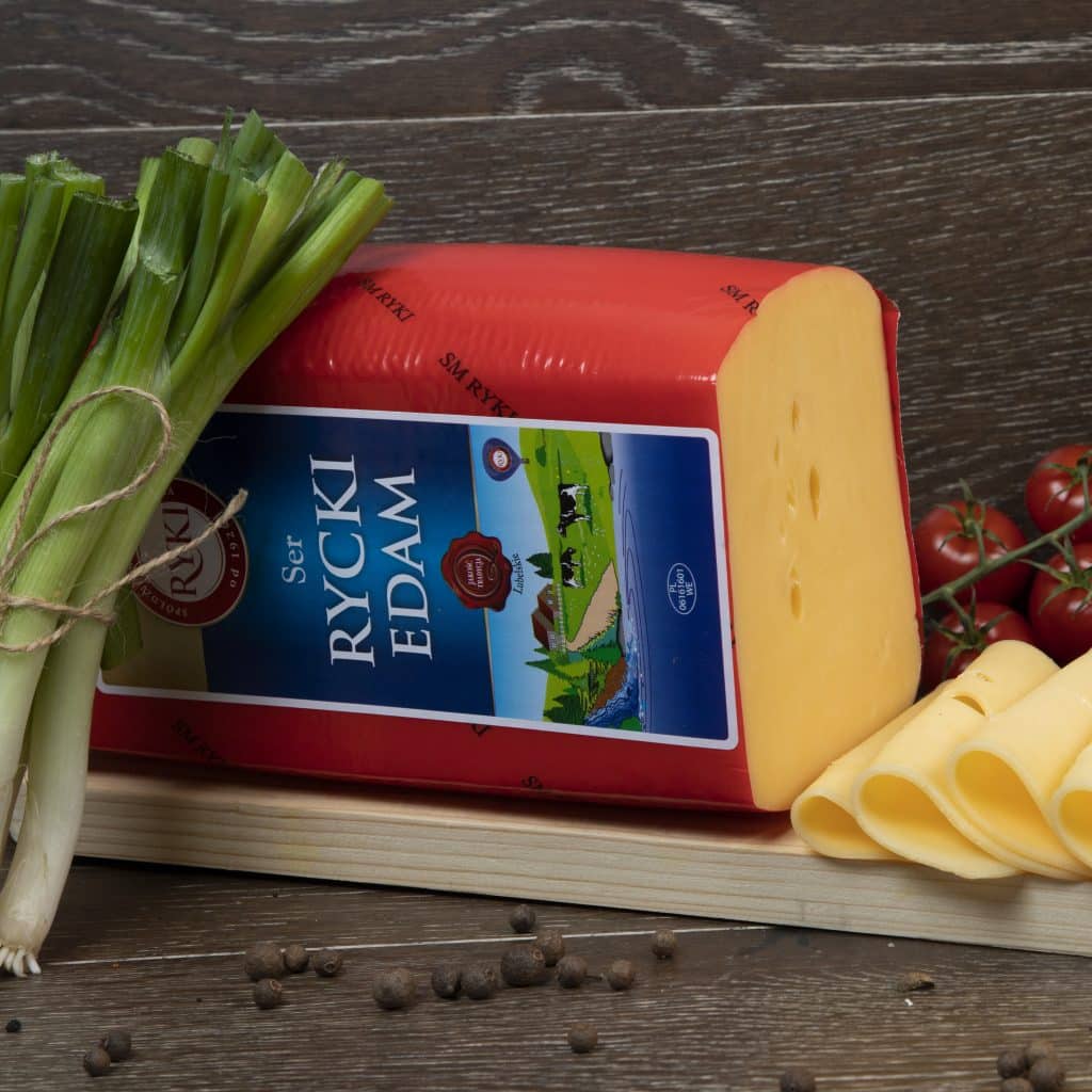 EDAM RYCKI CHEESE approx 1 lb sliced European Food Express