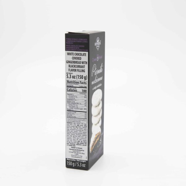 Kopernik 5.3oz Pierniki nadziewane WHITE CHOCOLATE COVERED GINGERBREAD WITH BLACKCURANT FLAVOR FILLING - Image 3