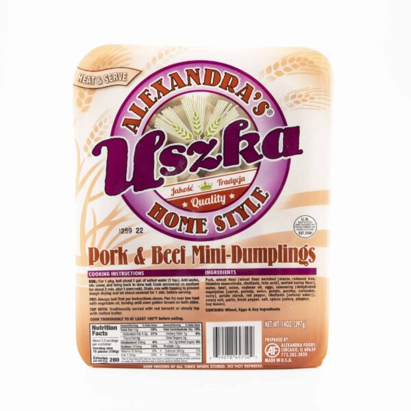 Uszka Pork & Beef Mini-Dumplings Alexandra's