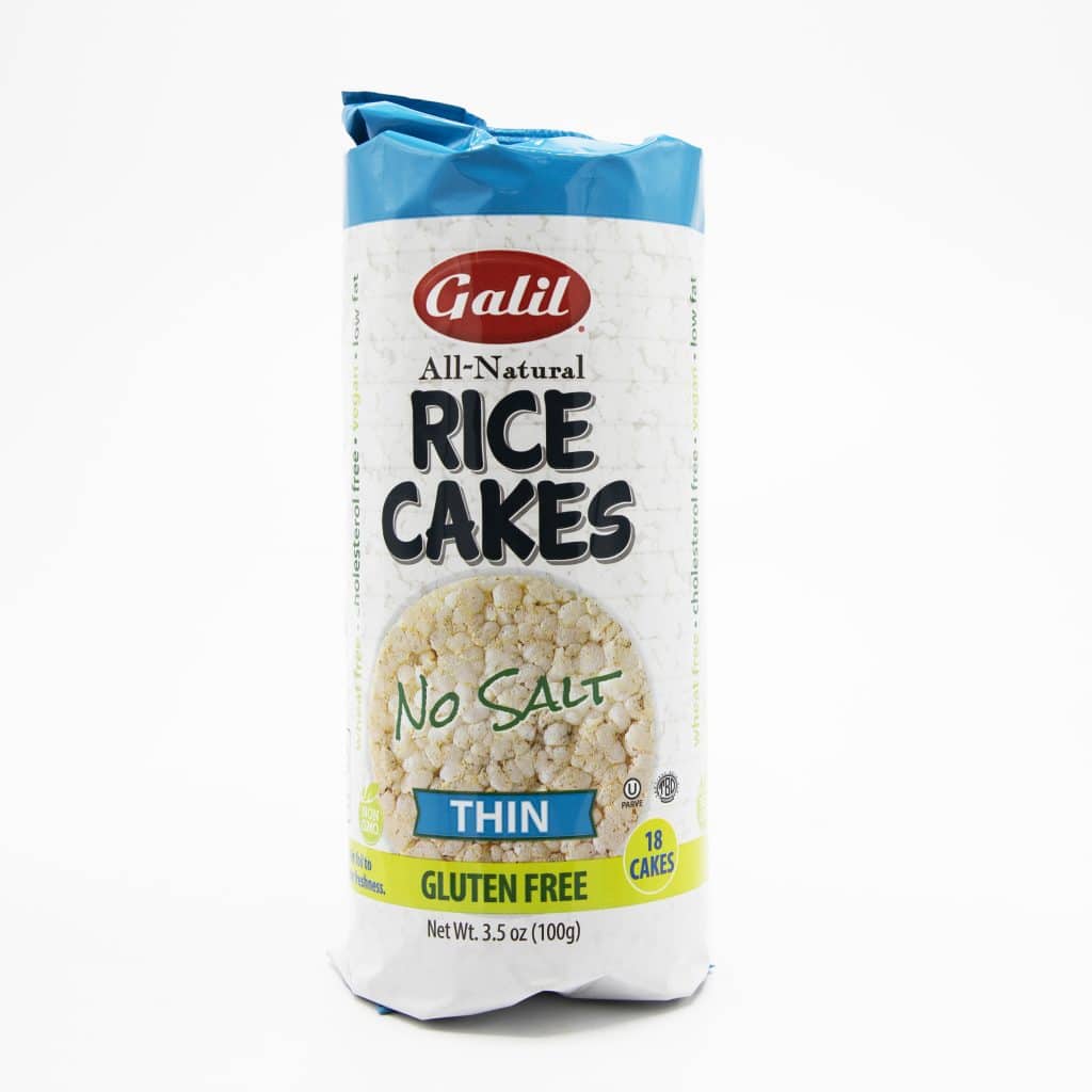 GALIL 3.5oz GLUTEN FREE RICE CAKES NO SALT European Food Express