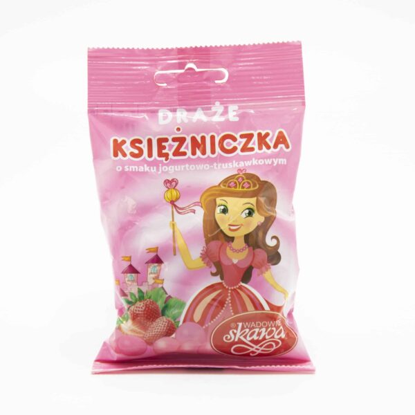 Skawa draze Ksiezniczka Yogurt Strawberry Coated Dragees