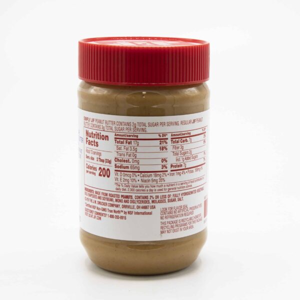 Jif Creamy Peanut Butter Low Sodium - Image 2