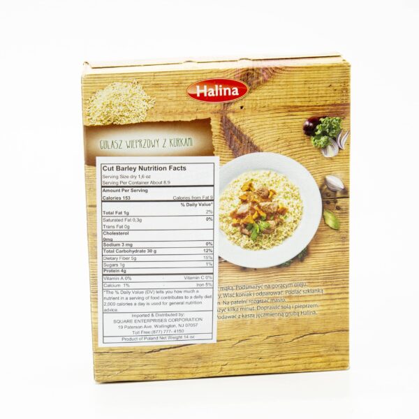 HALINA 14oz BARLEY GROATS MAZURSKA 4x100g BAGS - Image 3
