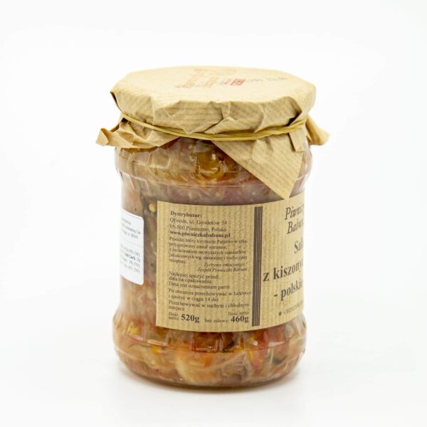 Piwniczka Babuni pickled vegetable salad POLISH KIMCHI 520G - Image 4