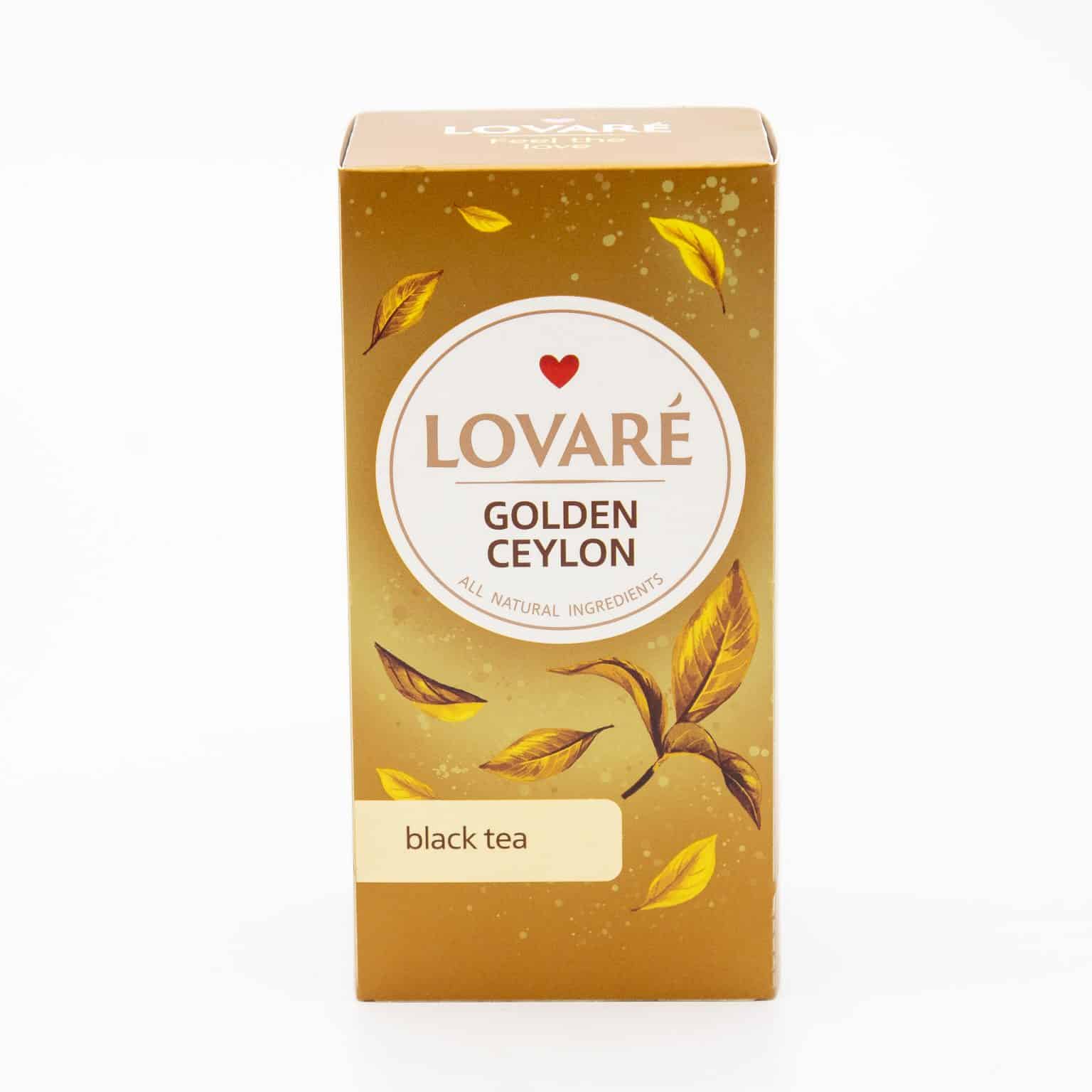 LOVARE 24ct GOLDEN CEYLON TEA European Food Express