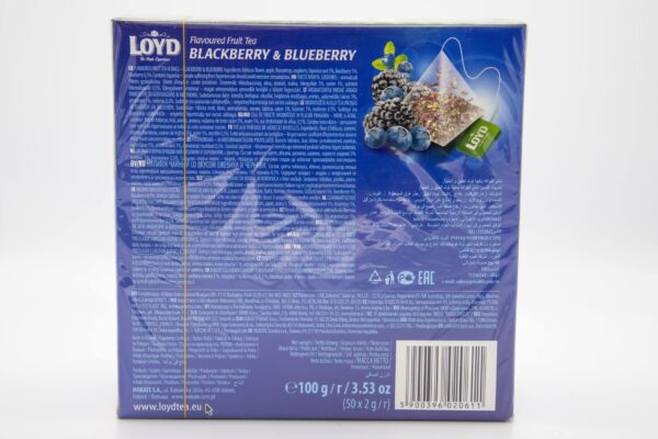 LOYD 50ct BLACKBERRY BLUEBERRY PYRAMID TEA - Image 3