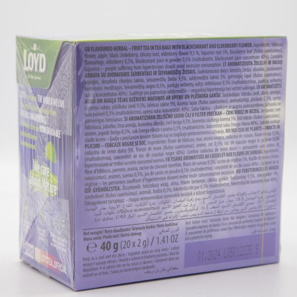 LOYD 20ct PYRAMID BLACKBERRY ELDERBERRY - Image 2