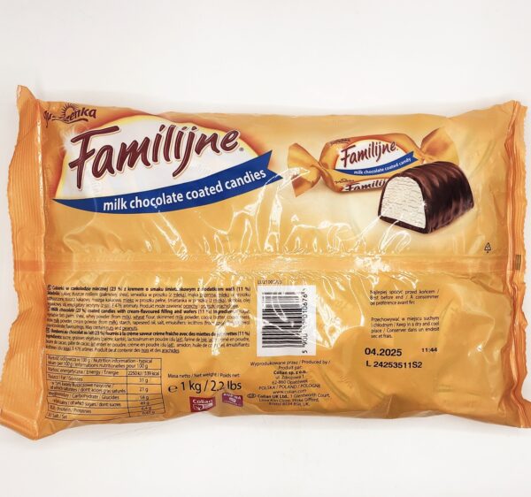 JUTRZENKA 35oz FAMILIJNE CANDIES IN MILK CHOCOLATE - Image 2