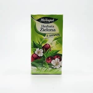 HERBAPOL 20ct GREEN TEA WITH CHERRY FLOWER