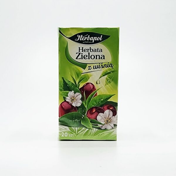 HERBAPOL 20ct GREEN TEA WITH CHERRY FLOWER