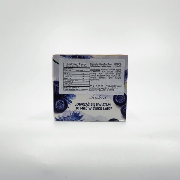 HERBAPOL 20ct HERBAL TEA WITH BLUEBERRY AND CORNFLOWER BLOSSOM FRUIT - Image 3