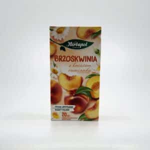 HERBAPOL 20ct HERBAL TEA WITH PEACH AND CHAMOMILE