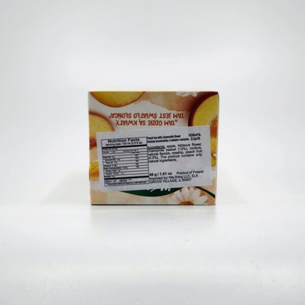 HERBAPOL 20ct HERBAL TEA WITH PEACH AND CHAMOMILE - Image 3