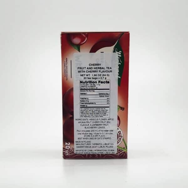 HERBAPOL 20ct  HERBACIANY OGROD HERBAL TEA WITH CHERRY - Image 2