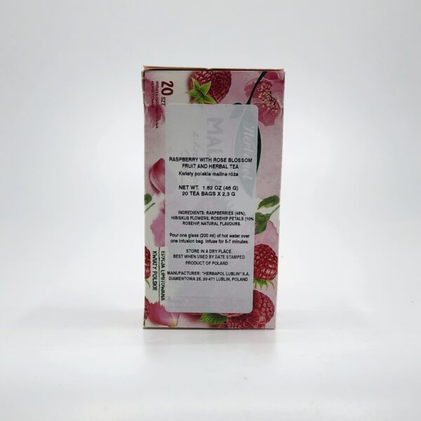 HERBAPOL 20ct  HERBAL TEA WITH RASPBERRY AND ROSE - Image 2