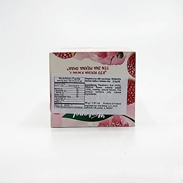 HERBAPOL 20ct  HERBAL TEA WITH RASPBERRY AND ROSE - Image 3