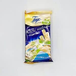 TAGO 5.25oz WAFER ROLLS WITH PISTACHIO FLAVOUR CREAM