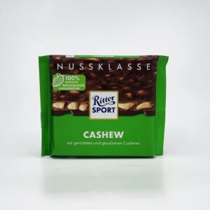 RitterSport 3.5oz MILK CHOCOLATE WITH CASHEW
