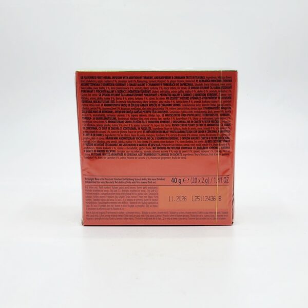 LOYD 1.41 oz 20ct PYRAMID RASPBERRY TUMERIC - Image 2