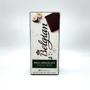 BELGIAN 3.5oz MILK HAZELNUT CRUNCH