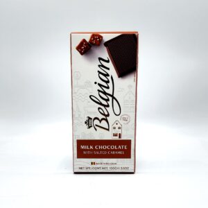 BELGIAN 3.5oz MILK CHOCOLATE WITH SALTED CARMEL
