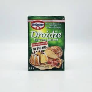 DR OETKER 0.49oz DRIED YEAST INSTANT DROZDZE SUSZONE