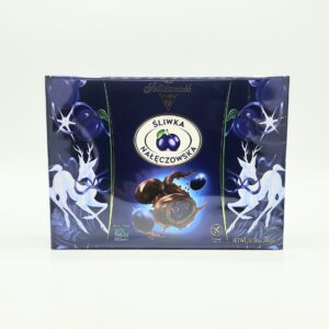 SOLIDARNOSC 10.58oz  PLUM IN CHOCOLATE BOX SLIWKA NALECZOWSKA