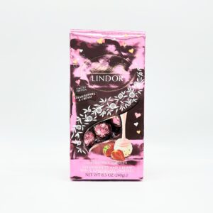 LINDT 8.5oz LINDOR STRAWBERRIES AND CREAM LIMITED EDITION