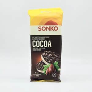 SONKO 2.36oz RICE CORN CAKES  WITH MILK CHOCOLATE COATING