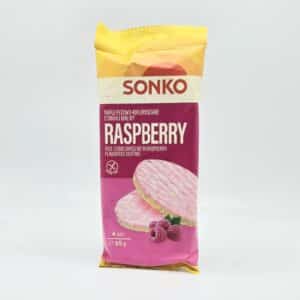 SONKO 2.28oz RICE CORN CAKES  WITH RASPBERRY